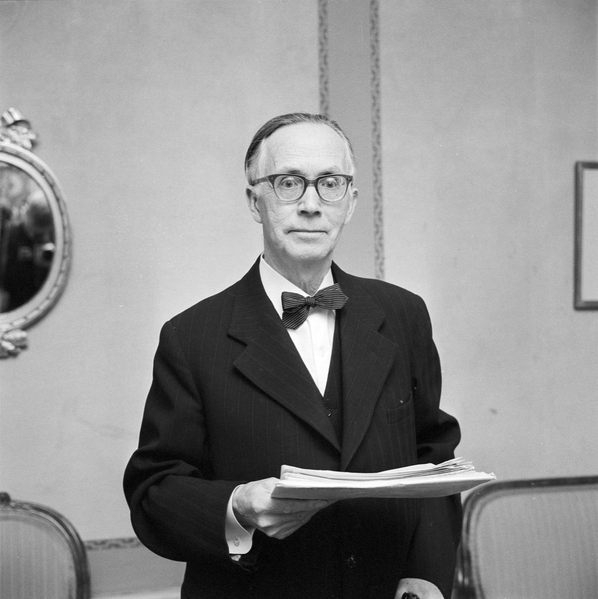 Gustav Adolfs Akademien, Herbert Gustavsson talar, Uppsala 1960