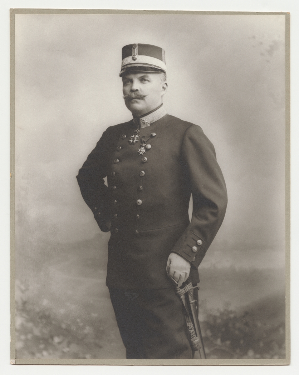 Porträtt av Gottschalk Geijer, generalmajor vid artilleriet.