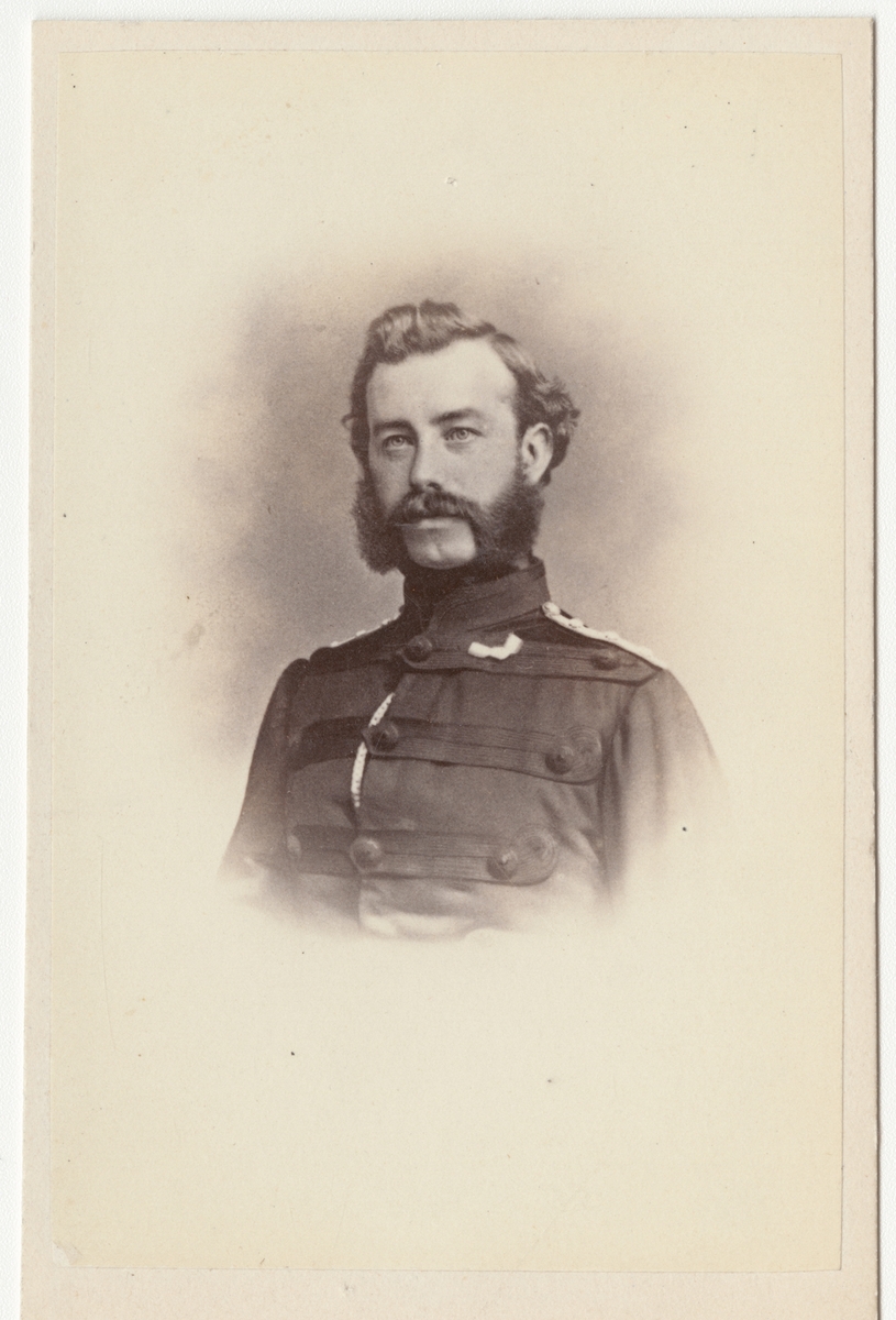 Porträtt av kapten Fogh, danska armén.