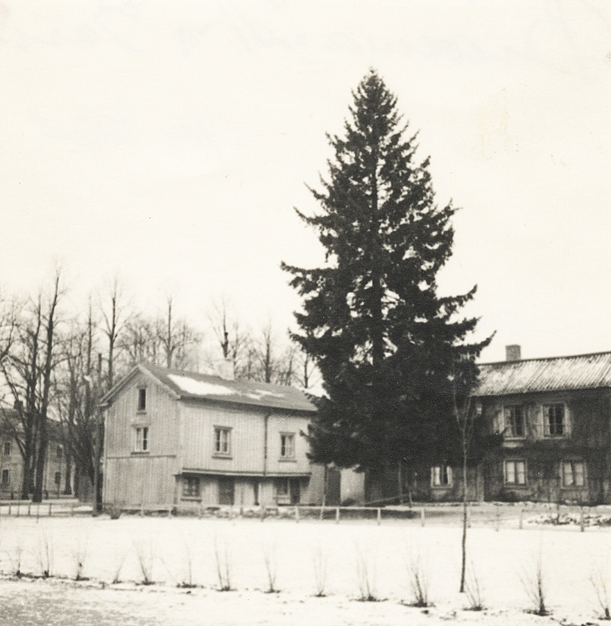 Den s.k. Boismanska gården, Växjö, ca 1940.