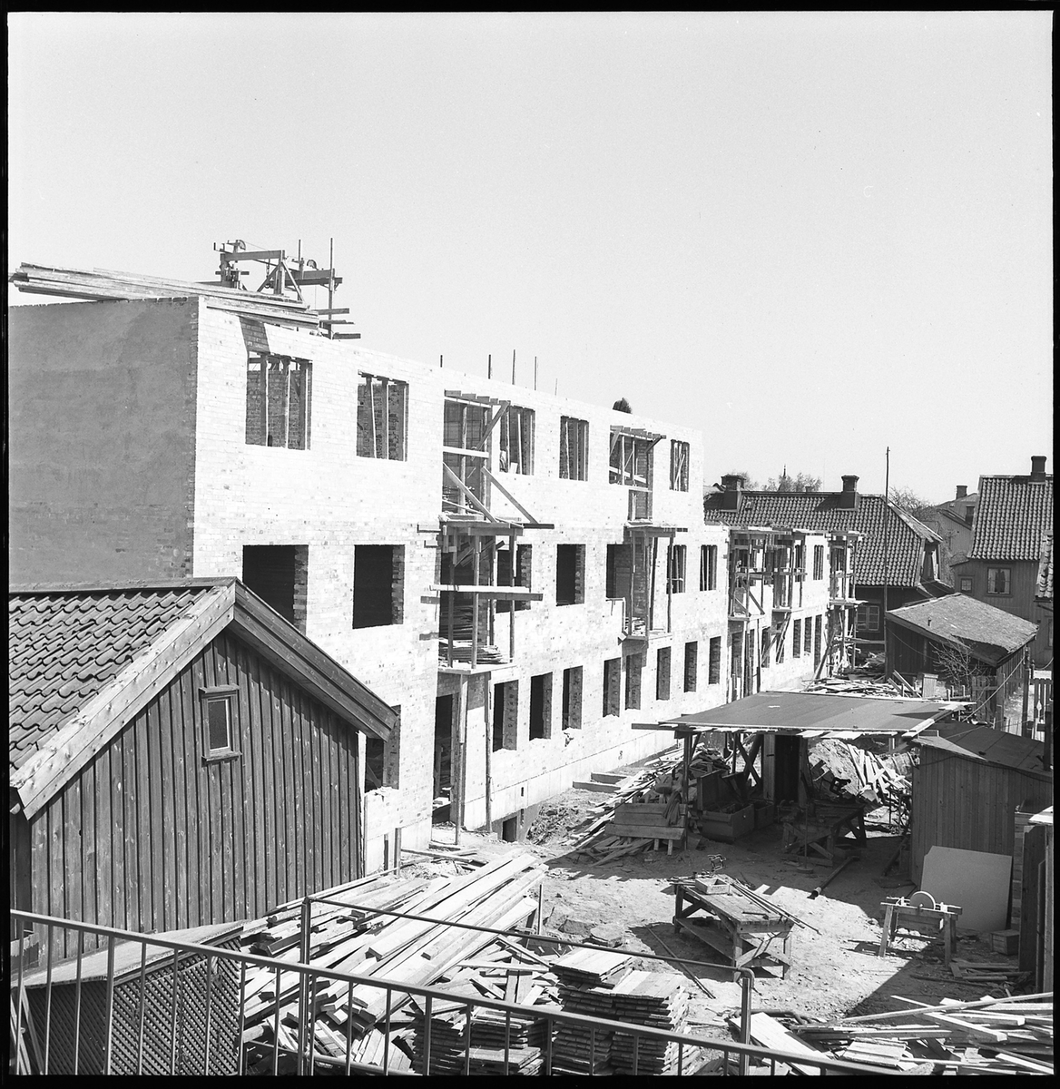 Kv Jägaren 10, Drottninggatan. Maj 1951