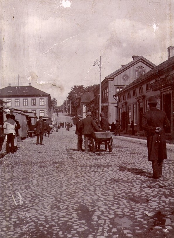 Stora Brogatan mot öster år 1896.