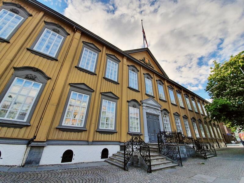The facade of Stiftsgårdens Photo: NKIM (Foto/Photo)