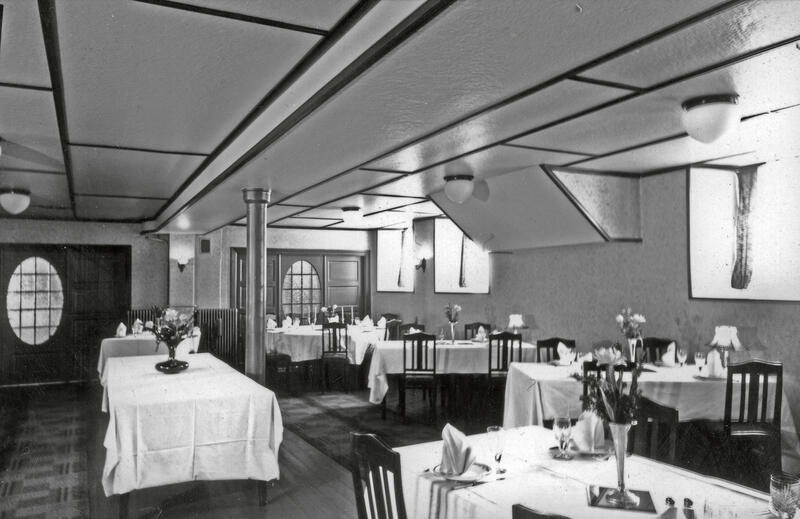 Victoria Hotel, Gjøvik, 1939. Foto: Nelly Westby Knutsen/Mjøsmuseet (Foto/Photo)