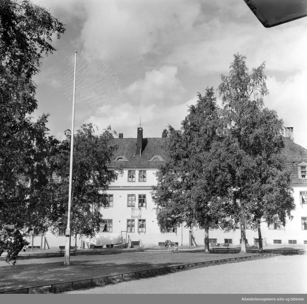 Lindern hageby. August 1959