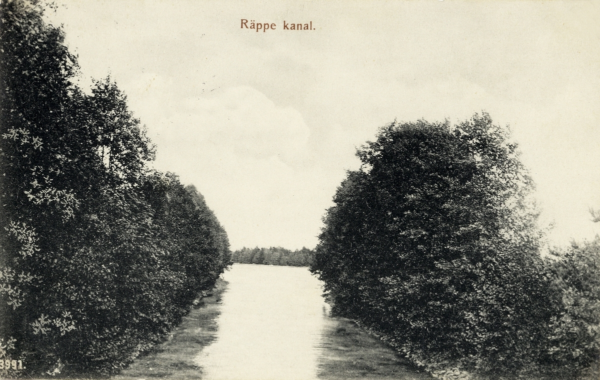 Räppe kanal, ca 1905.