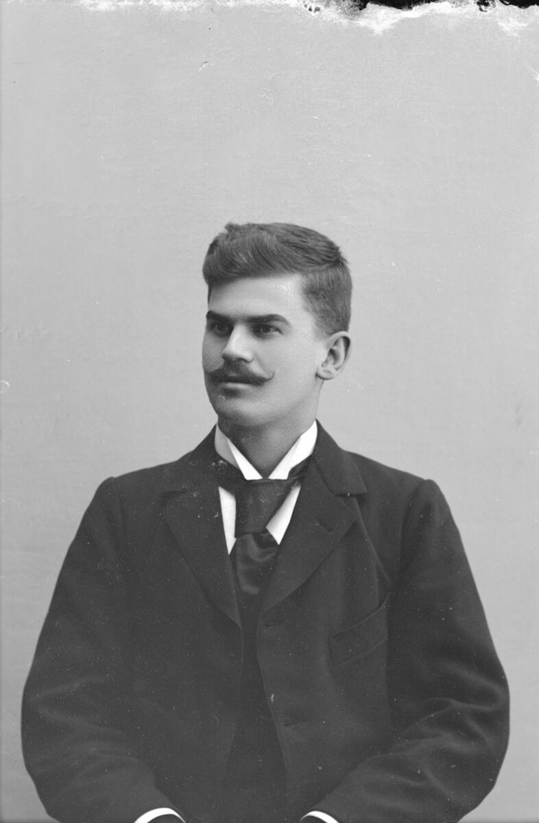 Wilhelm Bergman; Ingår i porträttsamlingen från Knut Wallins ateljé.