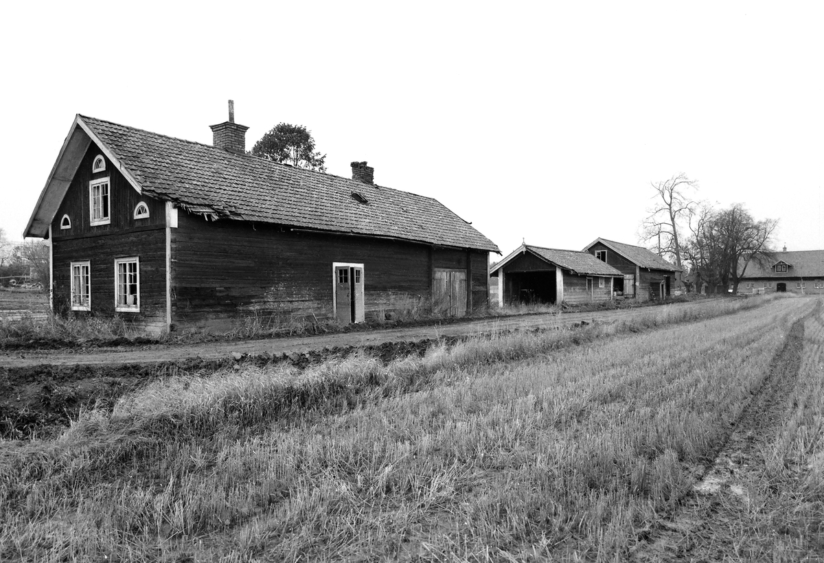 Dokumentation av byggnader som fanns på Ryds herrgård  före rivning, 1967.