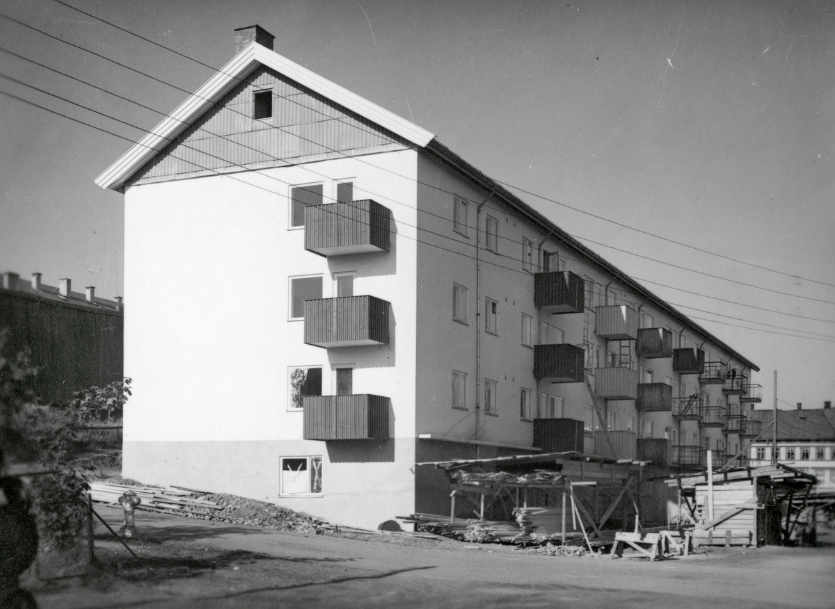 Blokker bygges i Tordenskjoldsgate 1952