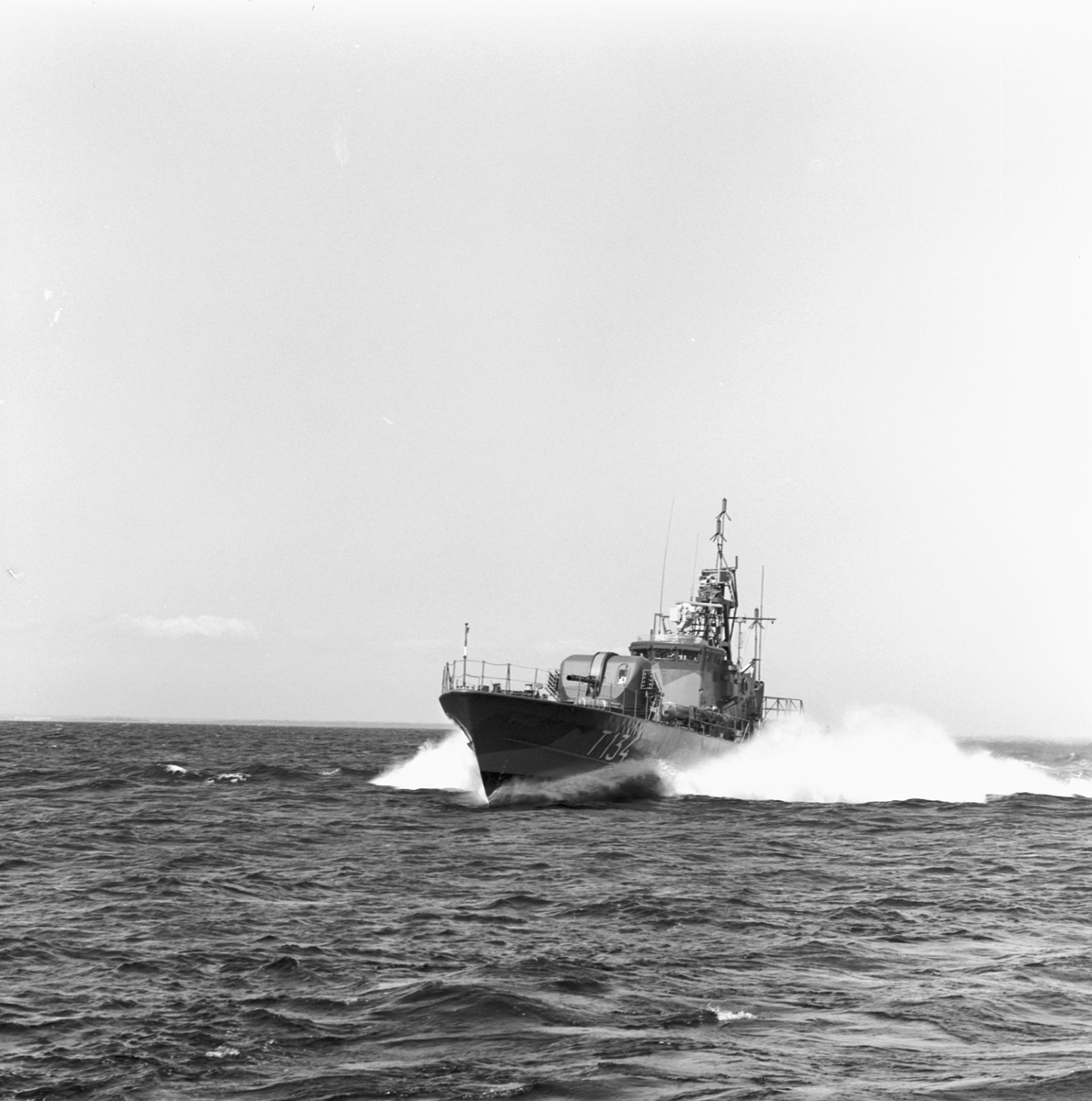 Torpedbåten Varberg till sjöss