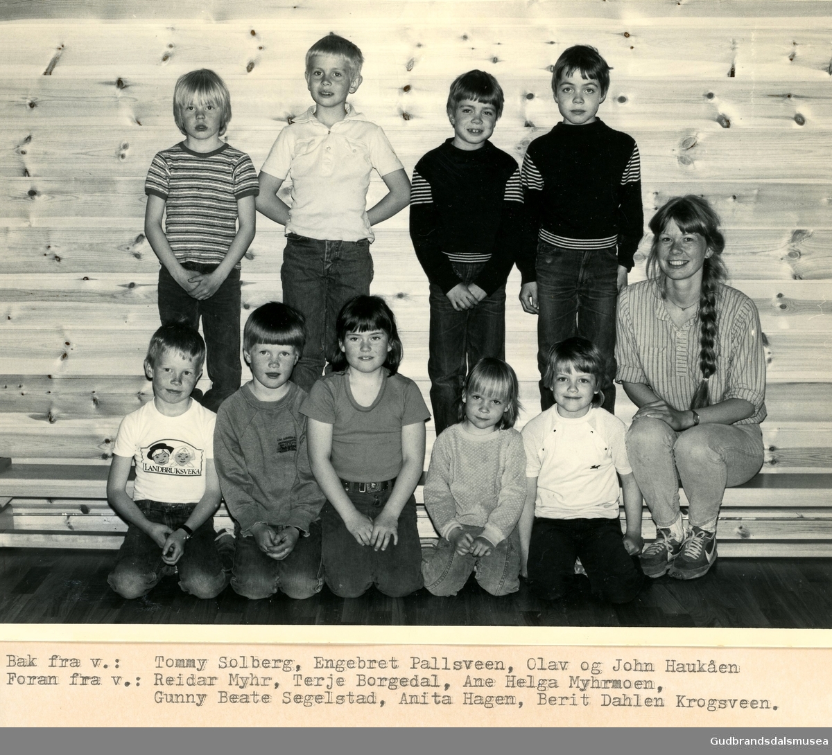 Strand skole 1. klasse 1983/1984, Ringebu.