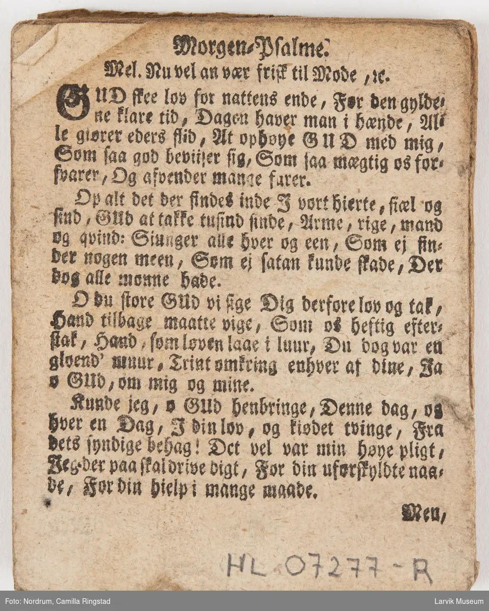 ALMANAK. Paa det Aaret efter Christi Fødsel 1744.
Mangler omslag.