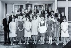 Klassebilde, Rolløkken Skole 1965, 7. klasse. Gruppe 29 elev