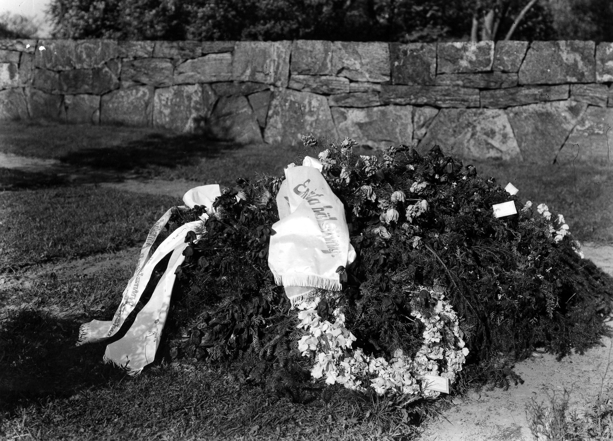 En grav på stadskyrkogården i Alingsås.