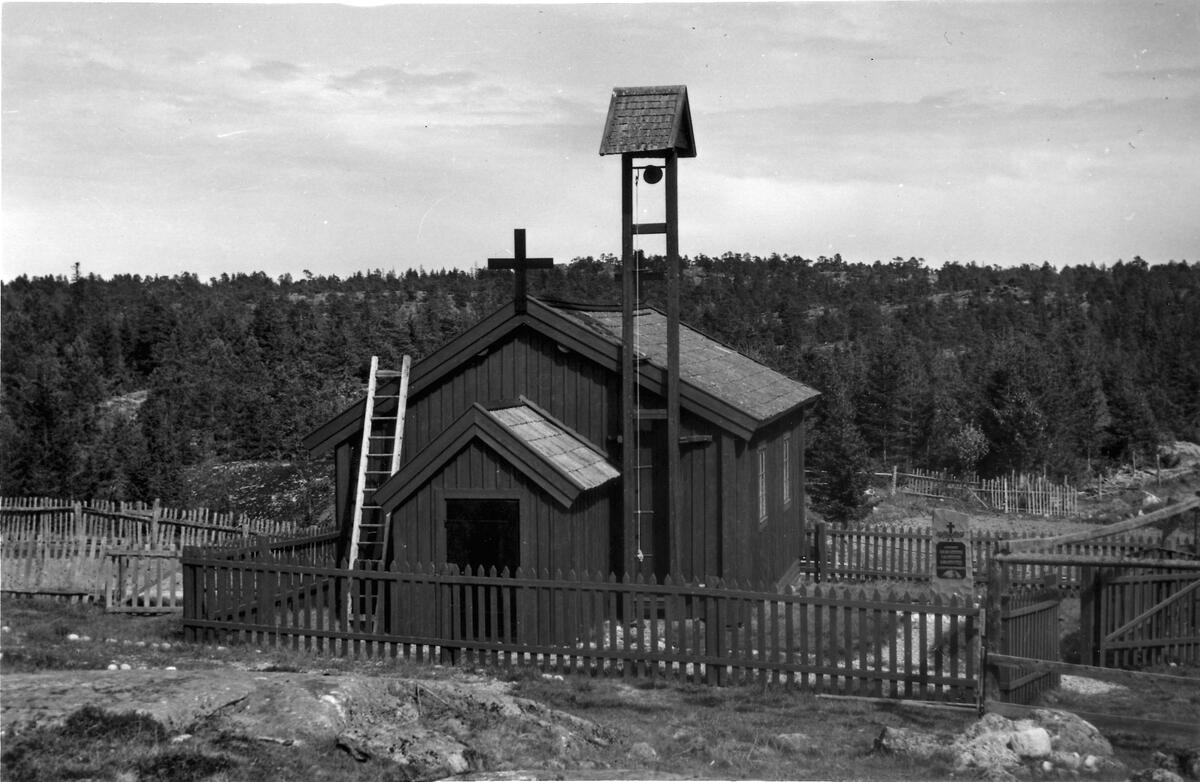 Skeppsmalens kapell, efter restaurering. Västernorrlands museum / DigitaltMuseum
