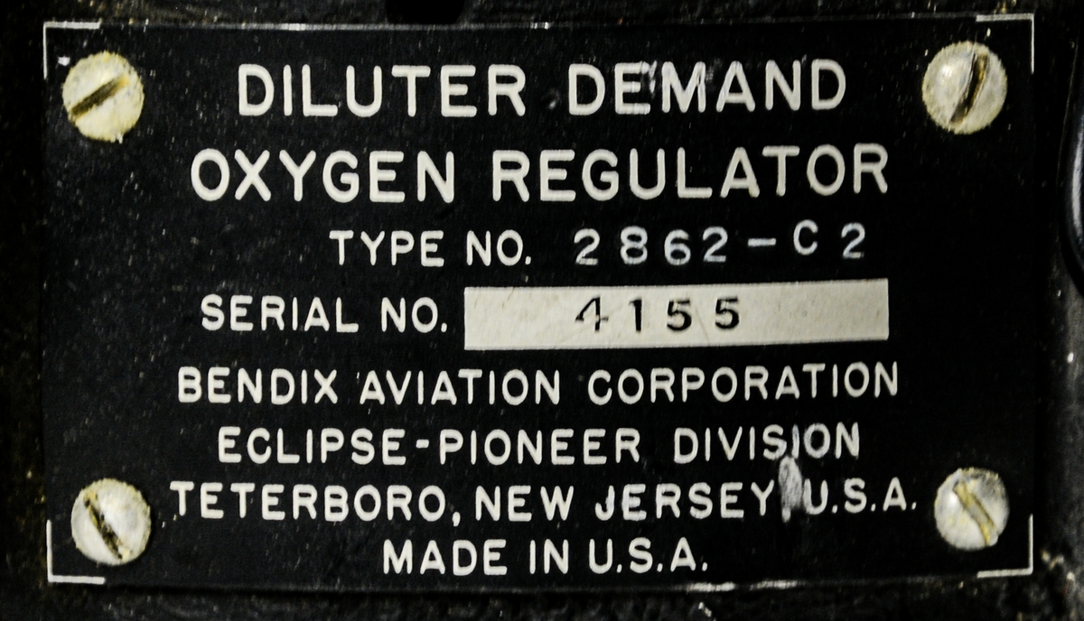 Syrgasregulator 2862-C2.

