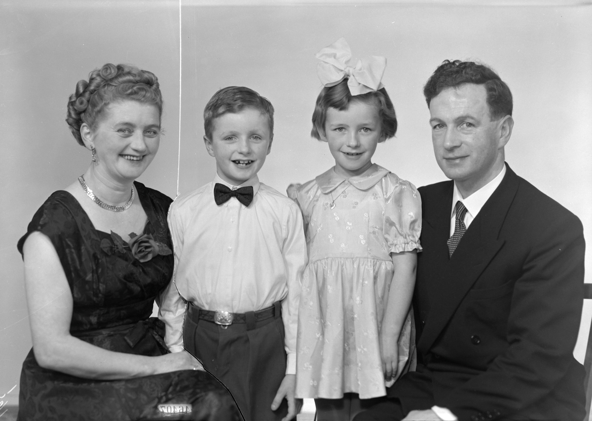 Gunnar Nilsen med familie