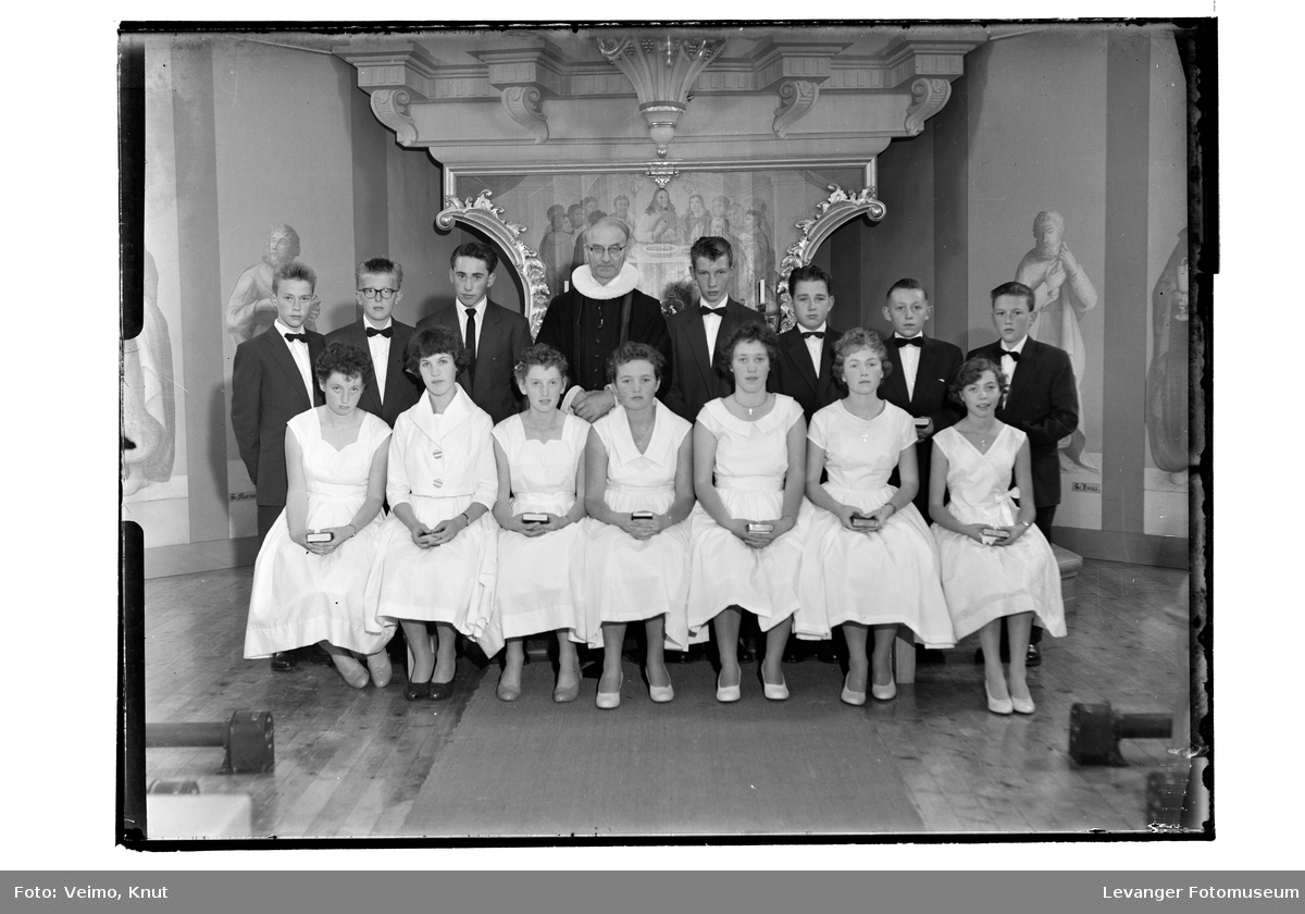 Konfirmasjon, 1959 i Vinne kirke, Verdal,