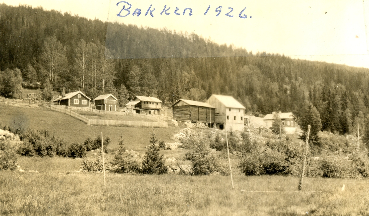 Bakken (Spikji-Bakken/Reiar-Bakken) i 1926
