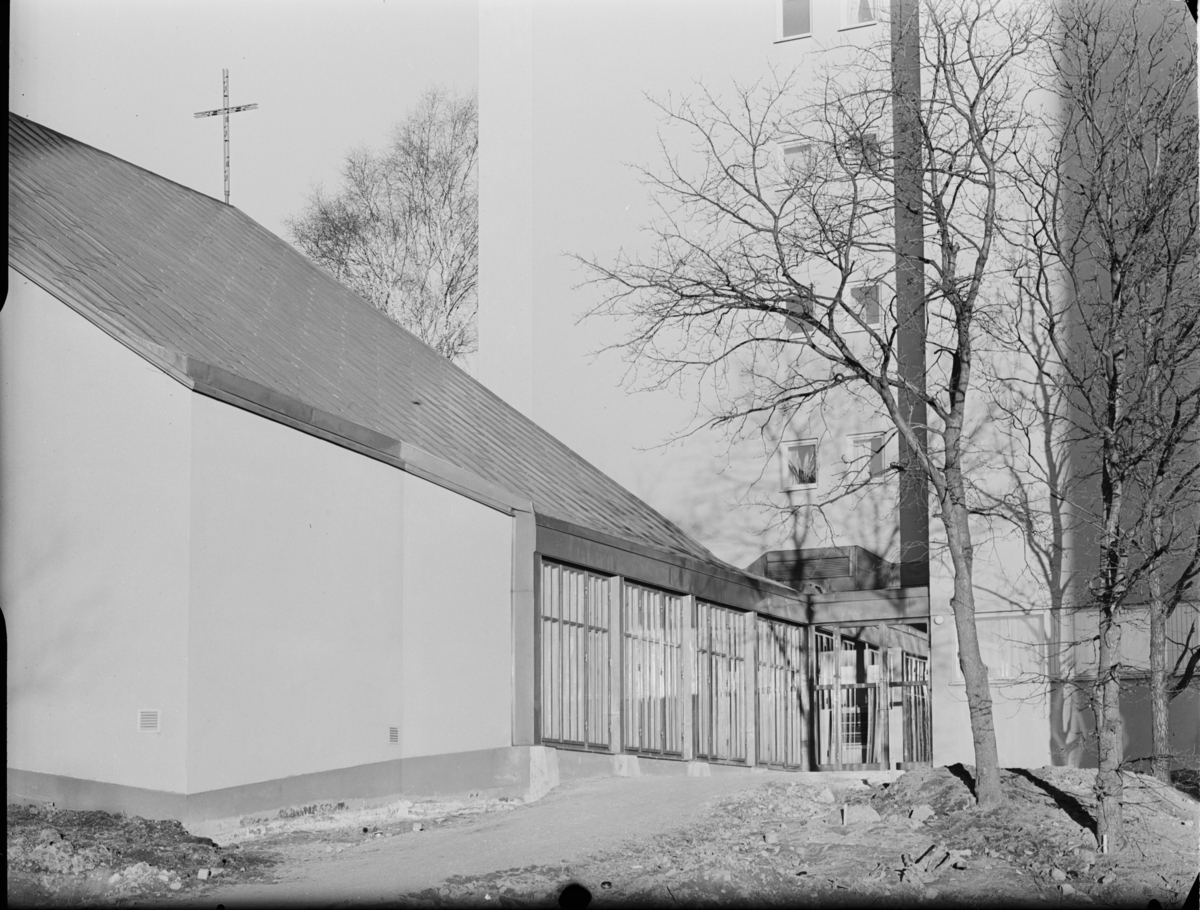 KYRKA I VÄLLINGBY EXT. - ArkDes / DigitaltMuseum