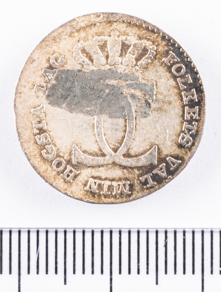 Mynt, Sverige, 1/24 riksdaler, 1811.