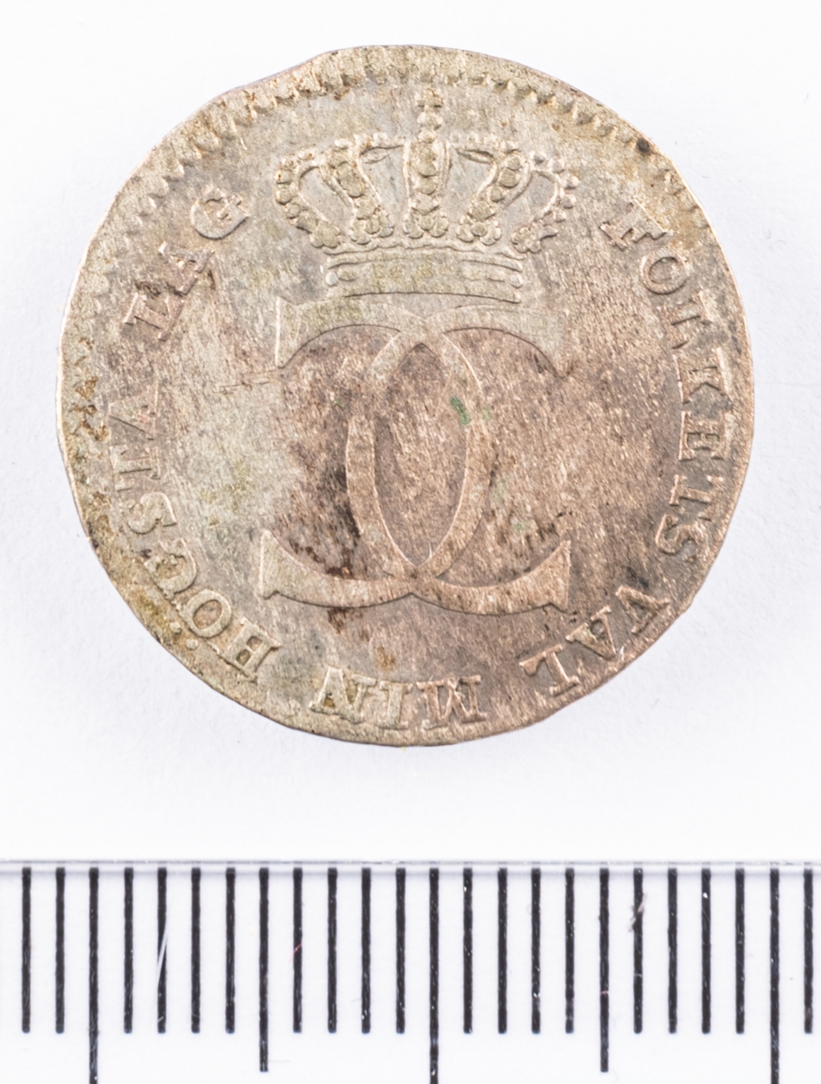 Mynt, Sverige, 1/24 riksdaler, 1814.
