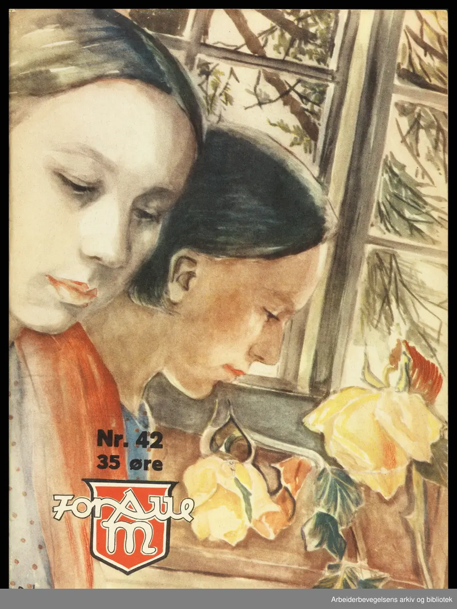 Arbeidermagasinet - Magasinet for alle. Forside. Nr 42. 15 oktober 1938 ...