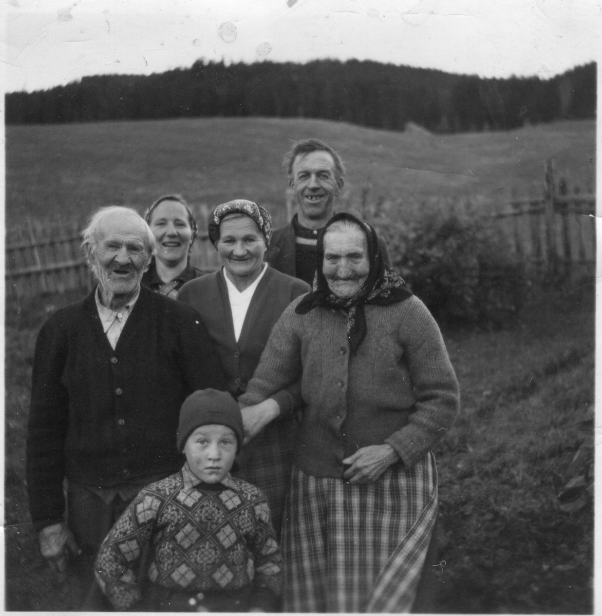 Familiebilde på Trøyflat.