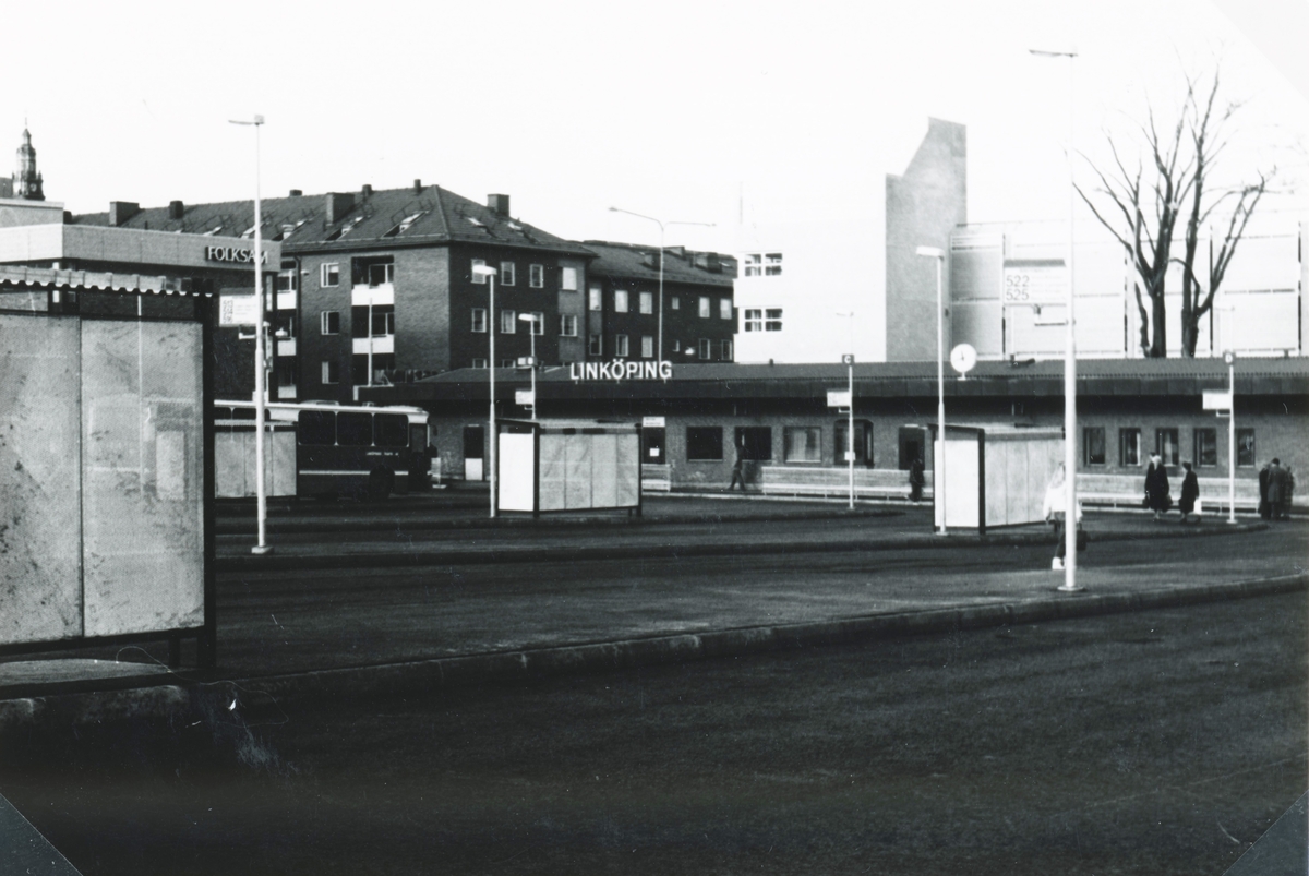 Nya Bussterminalen i Linköping år 1981