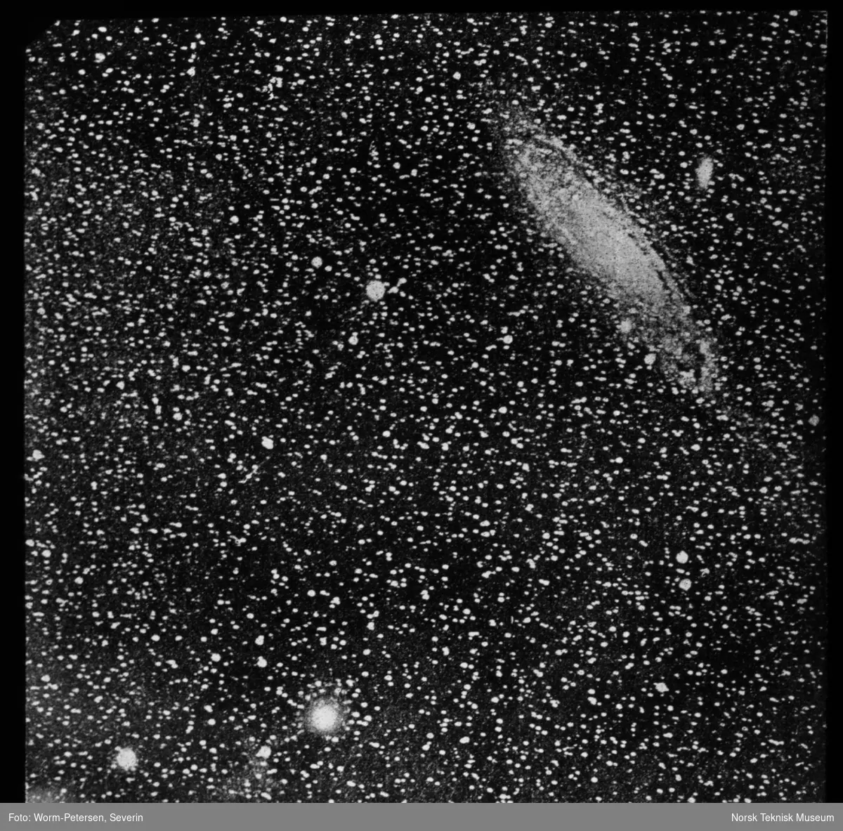 Komet, Holmes fotograferte 1892