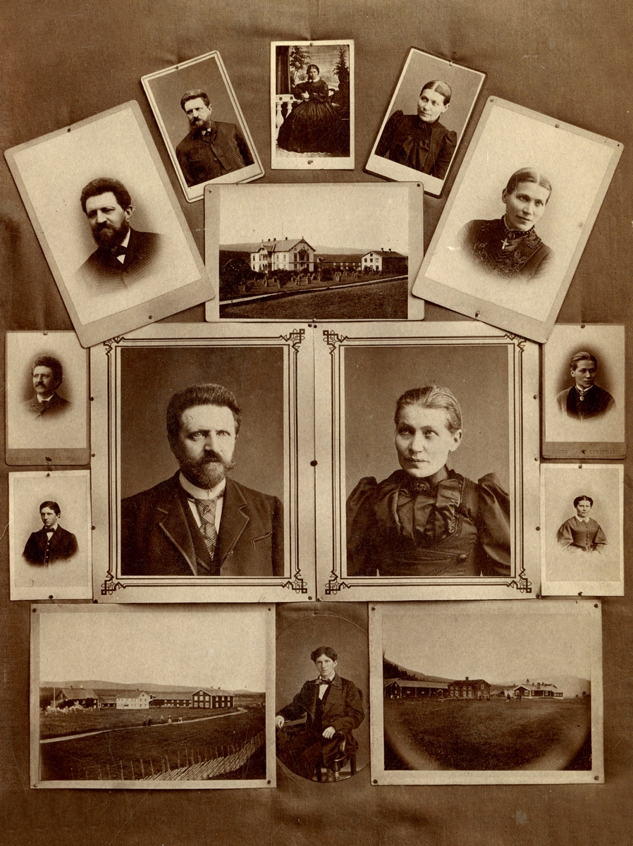 T.N.Mykleby /Tollef Nilsen Mykleby/ (23. 6. 1844-20. 12. 1918) og hustru Ingeborg Torgalsdatter Mykleby (15. 10. 1845-6. 3. 1931) og deres barn.