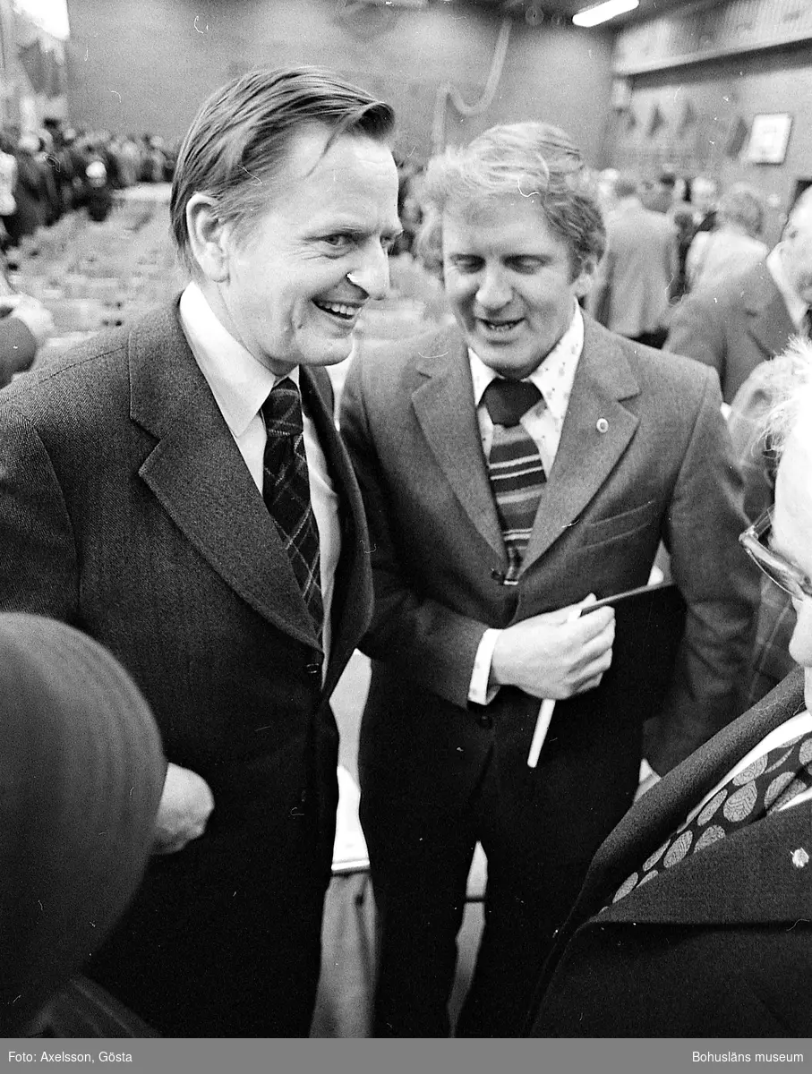 Olof Palme i Ed, /Arbetet