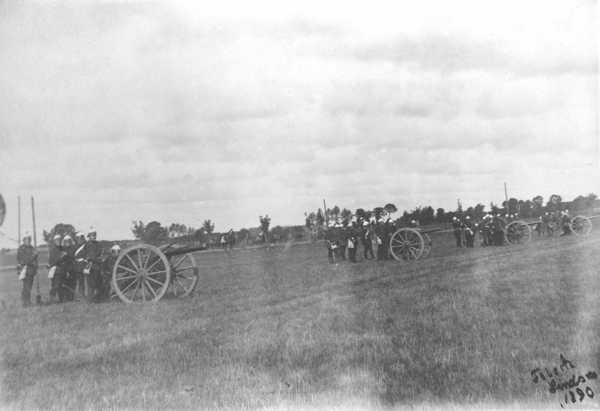 Kapten Mannerfelts kommendering i tyska armén 1890 i Tyskland ...