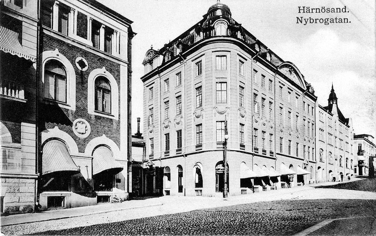  Frimurarhuset från början av 1900-talet. Vykort