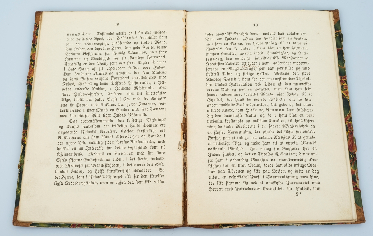 Dr. phil. Meyer: Judas Iskarioth, en bibelsk karaktertegning. Foredrag, holdt i Dresden 13de Marts 1872. Christiania, 1876.