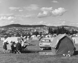 Ekeberg, på campingplassen med utsikt over Oslo.
