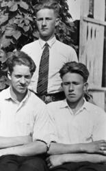 Sigmund Engan, Asle Eliassen og Arne Olsen, 1943.