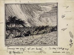 Finnenes hær fulgte etter på land, etter hvert som kongen se