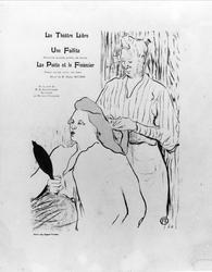 Gjenstand, BA-01653, teaterplakat, "En Fallit", Frankrike,