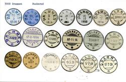 Stempelkatalog,3000 Drammen, Drammen komm. Buskerud