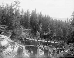 Mesnaelva. Colletts bru. Foss.