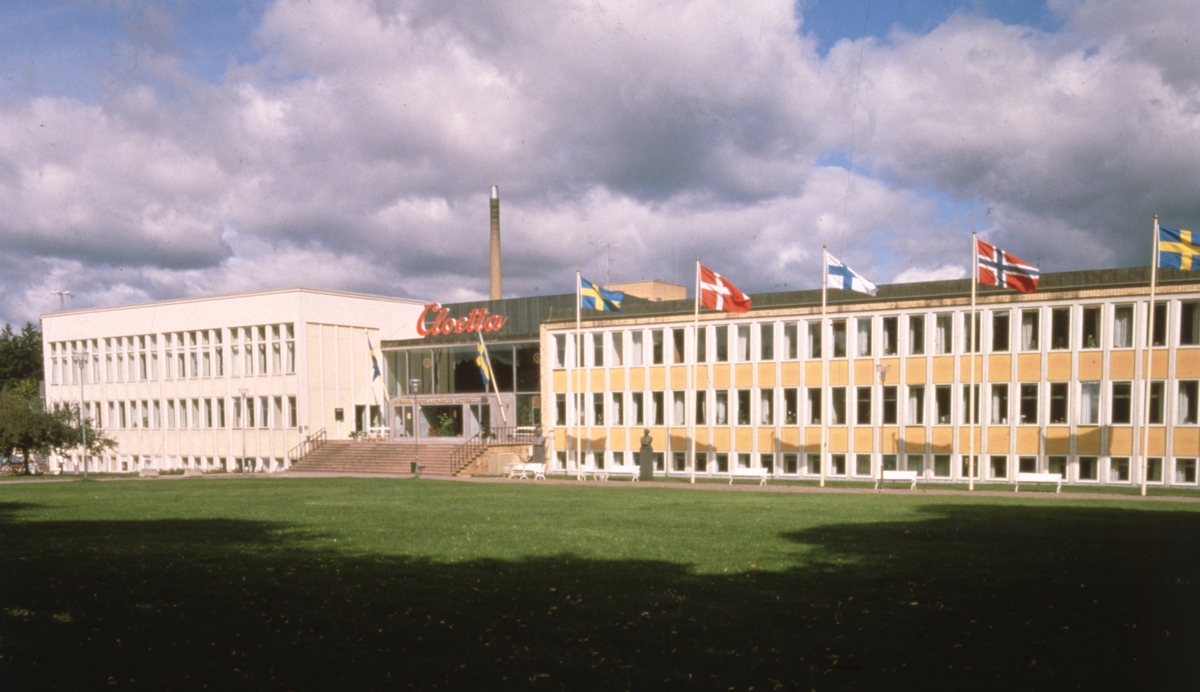 Kontorsbyggnaden på Cloetta , Ljungsbro.