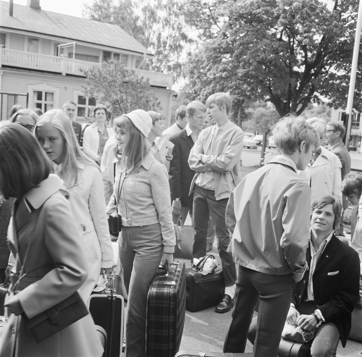 Skolresa till Tyskland, Tierp, Uppland 1969
