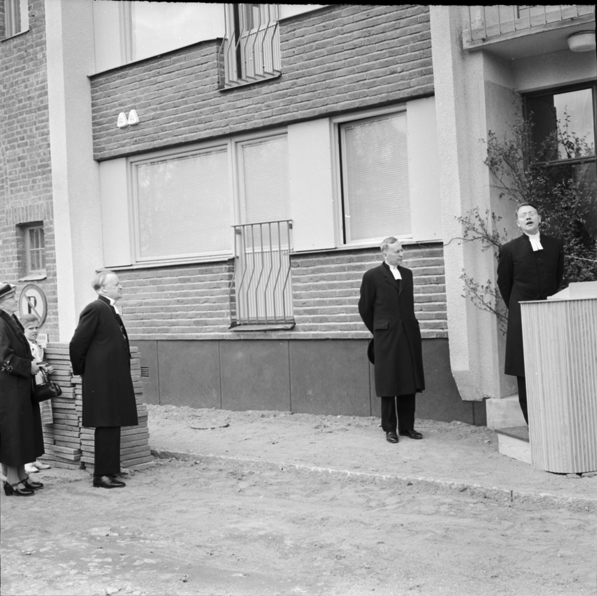 Invigning av Samariterhemmets nya pensionärshem Kungsgården, Uppsala 1961