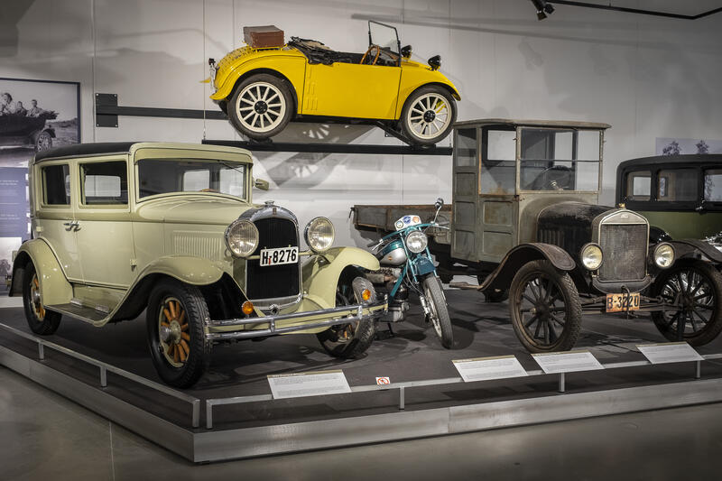 Kjøretøy fra 20 og 30-tallet på Norsk kjøretøyhistorisk museum