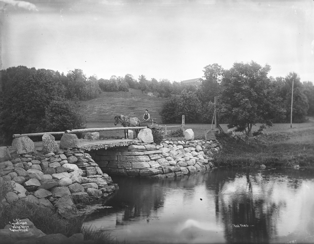 Askerlandet - Bro ved Holmen, juli 1902