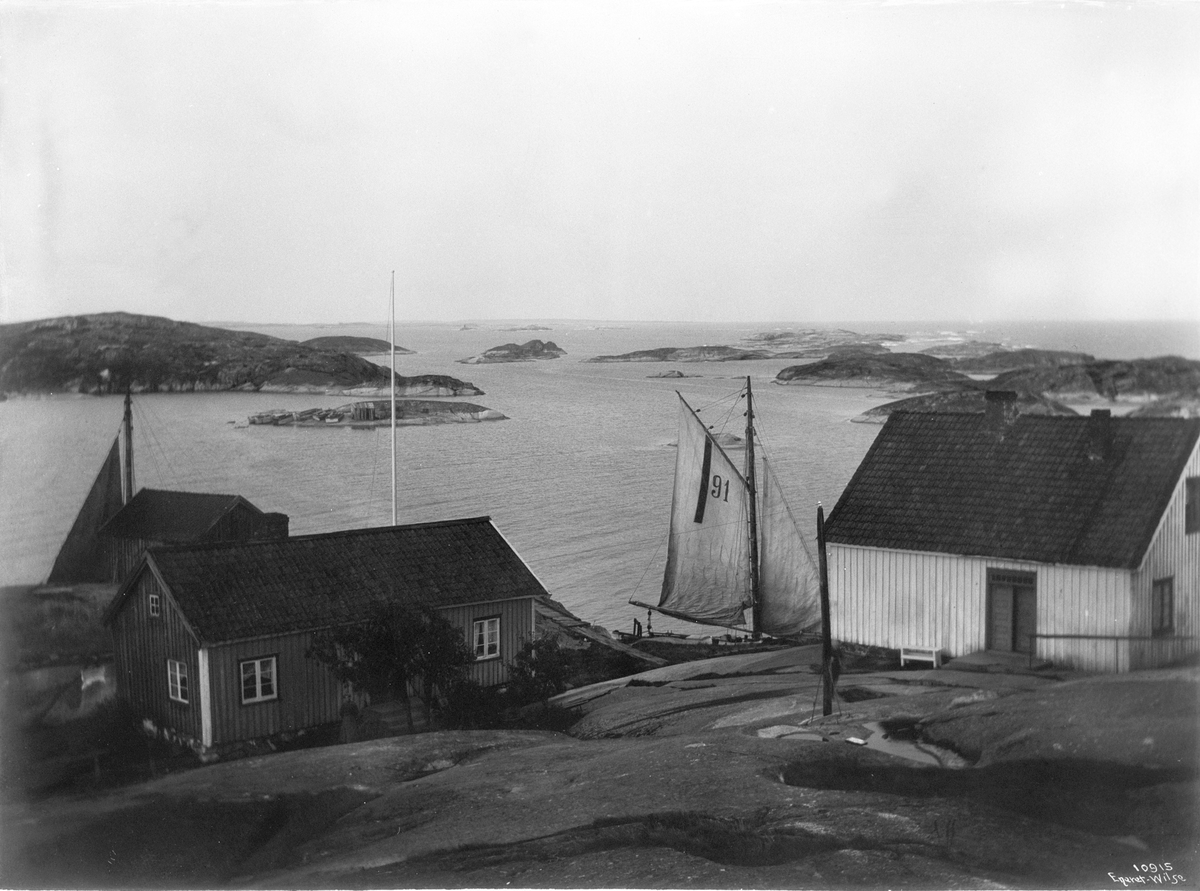 Skjærgården ved Portør losstasjon  16/10 1909