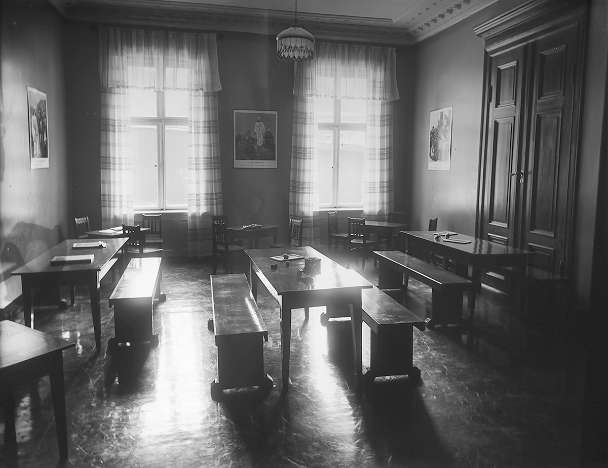 Barnehjemmet Tryg, her lekeværelset.