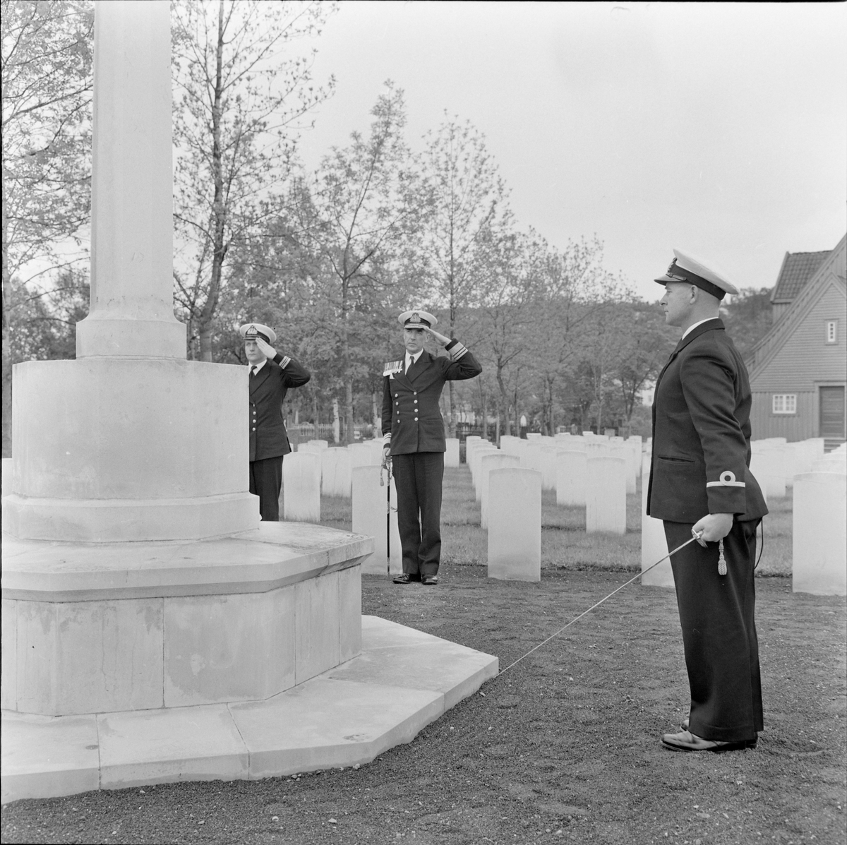 Æresbevisning over falne britiske soldater under andre verdenskrig