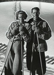 Illustrasjonsfoto. Skiløpere. Arbeidermagasinet. 1936